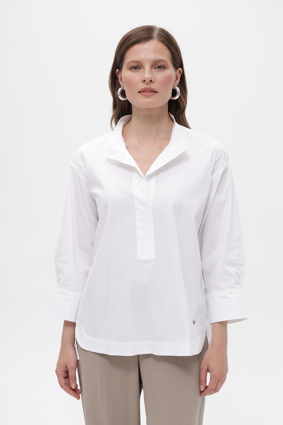 Блузка Gerry Weber белая с 3/4 рукавом