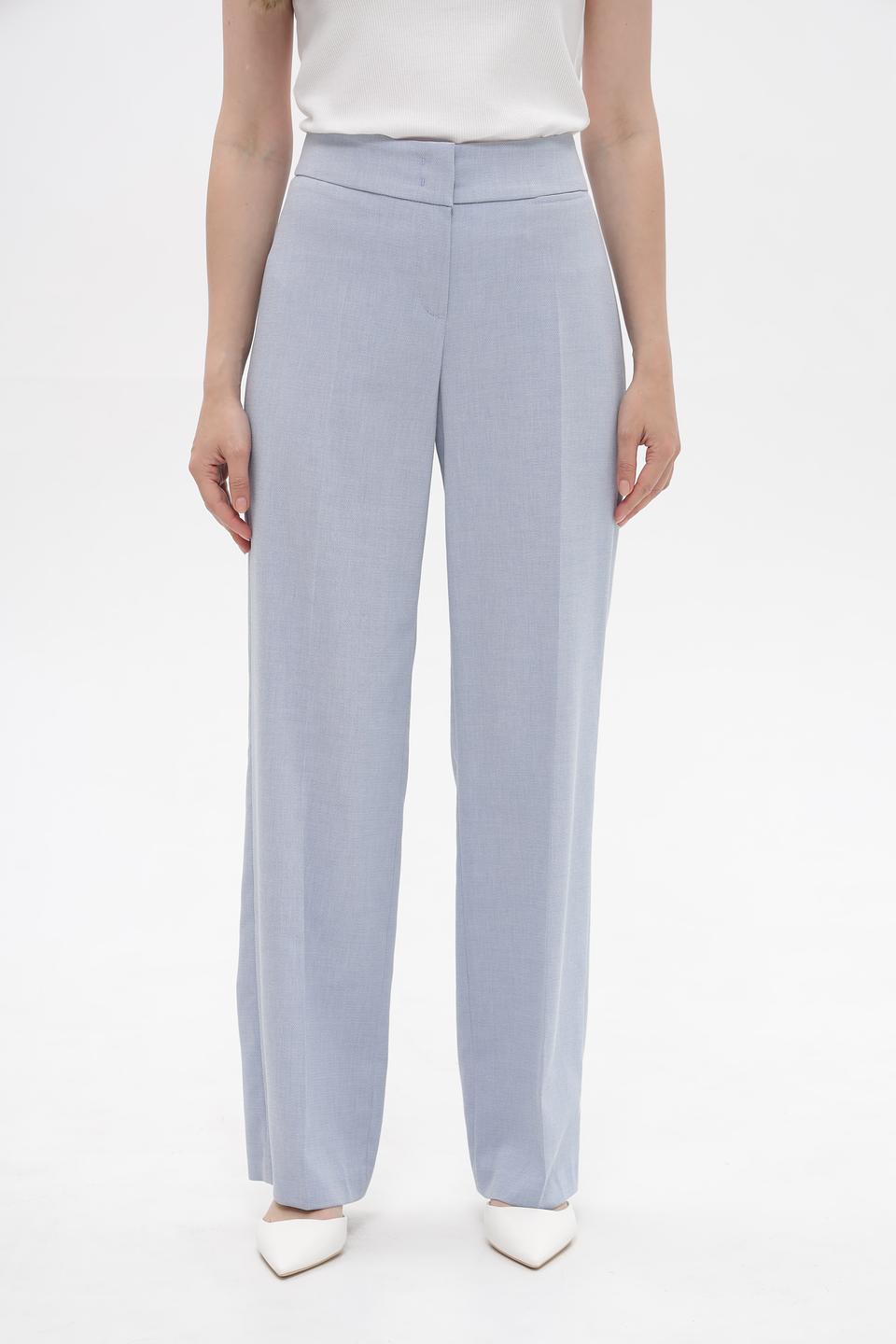 Брюки классические Bianca голубые