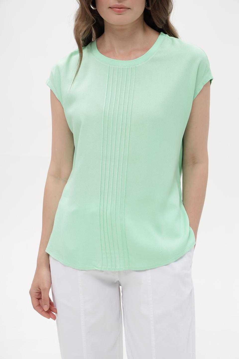 Блуза Lebek мятная с декором
