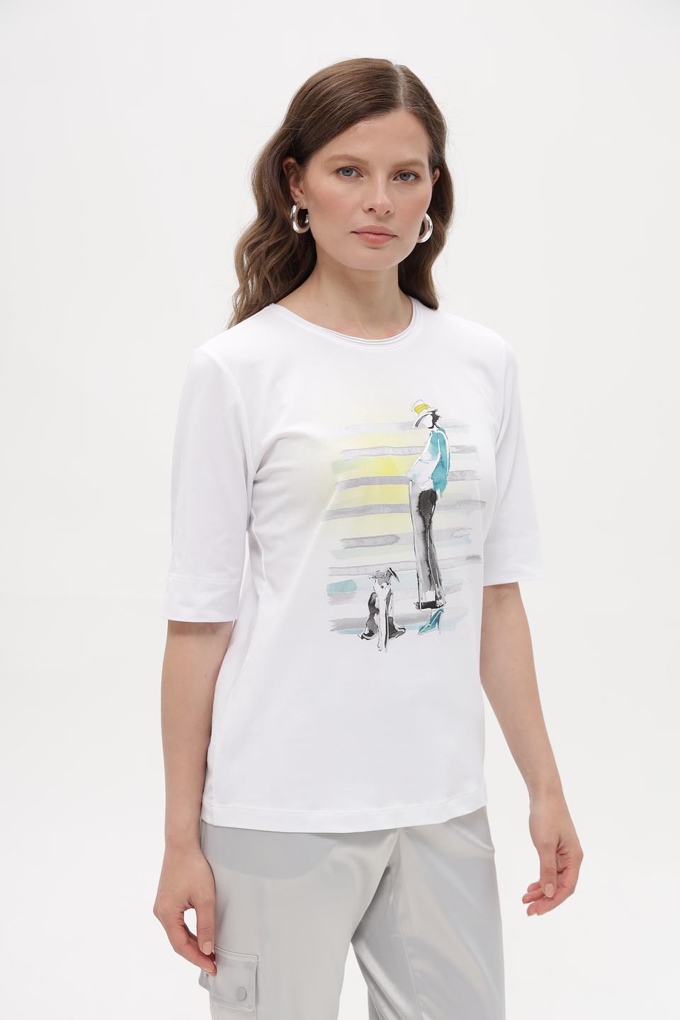 Футболка Bianca с принтом