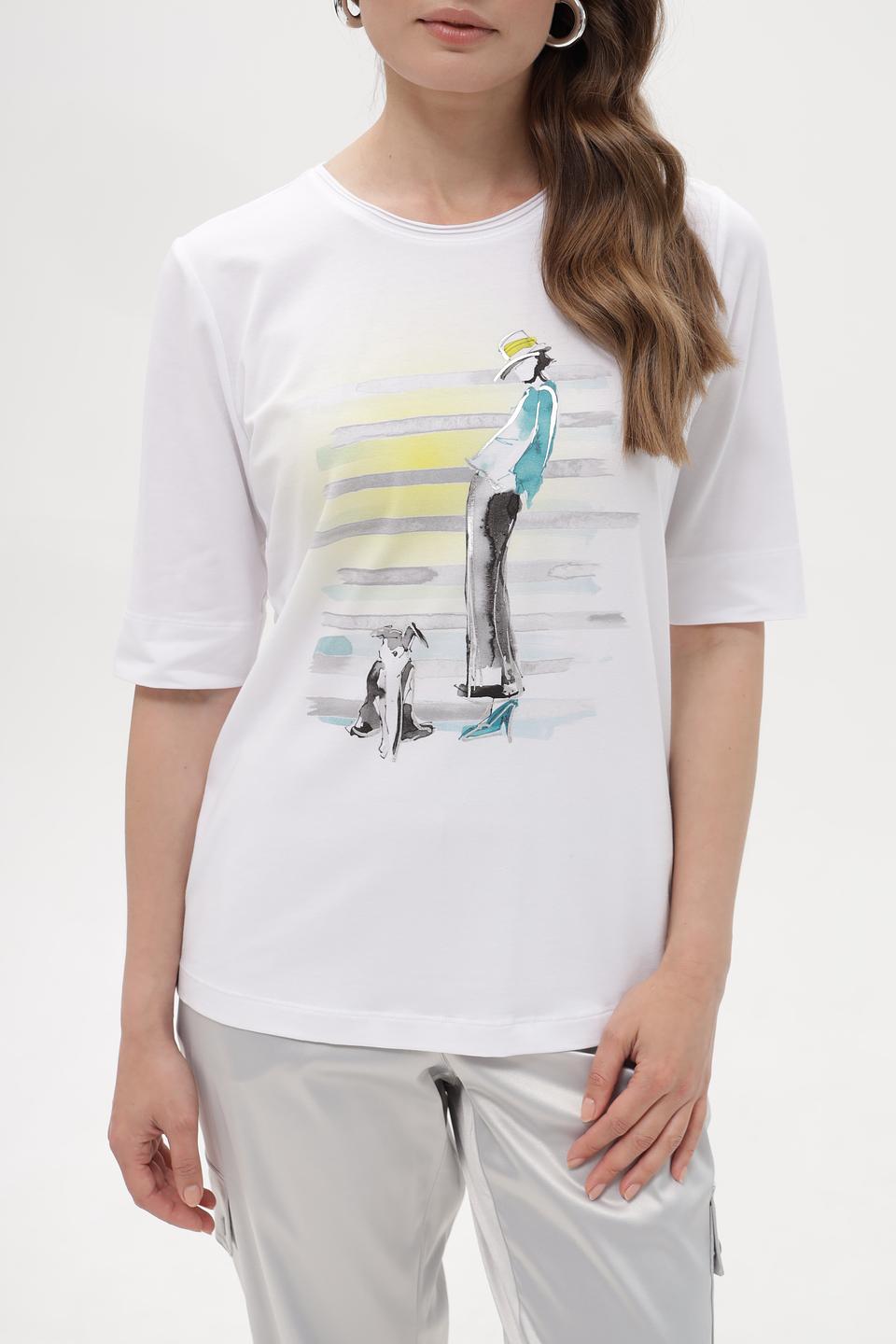 Футболка Bianca с принтом