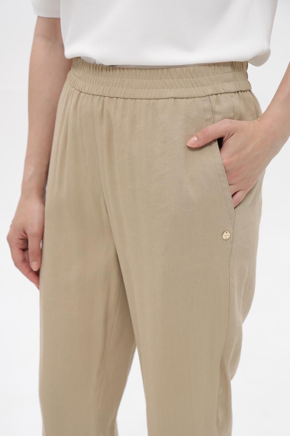 Брюки Marc Cain бежевые с зауженным низом