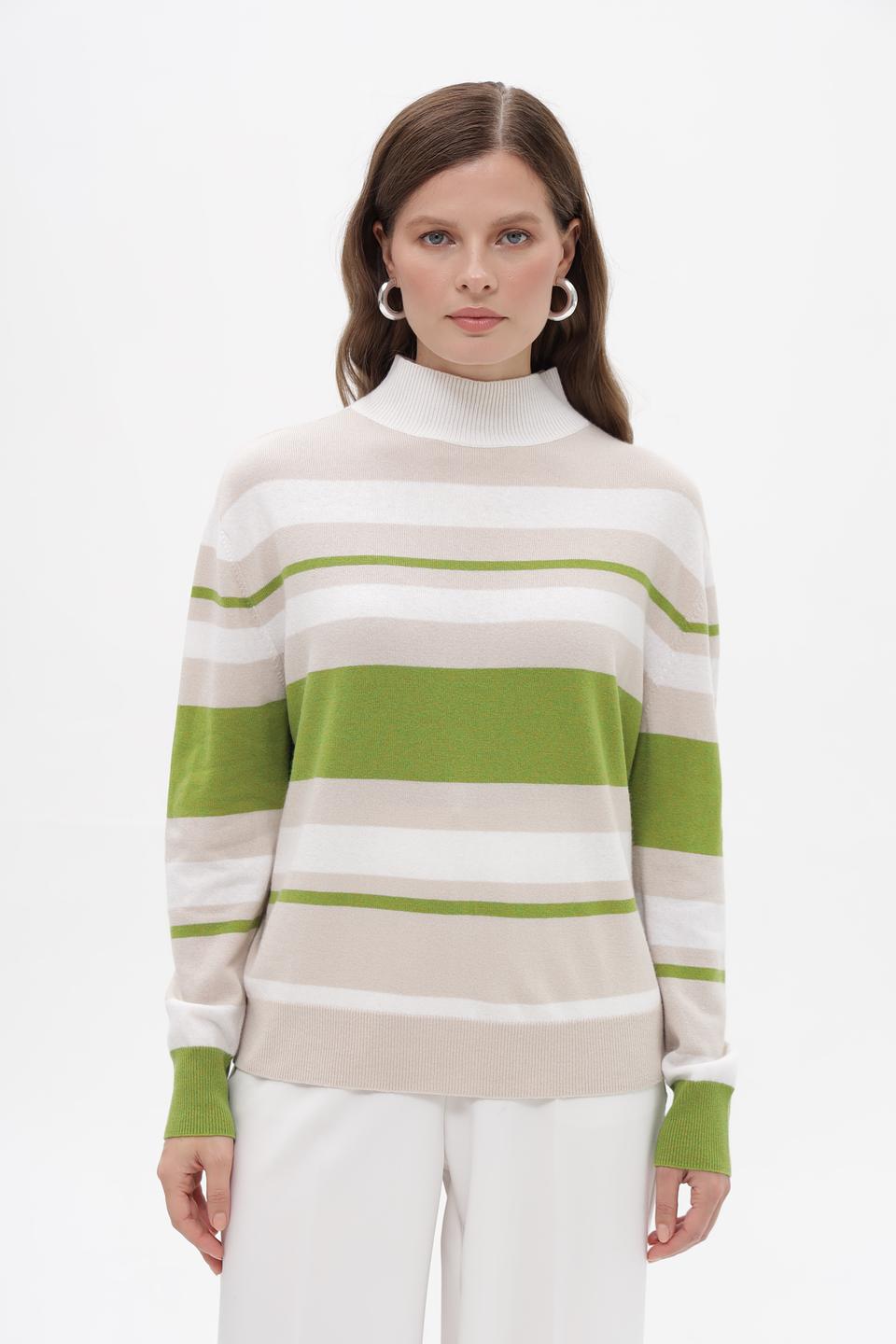Пуловер Pezzo в полоску