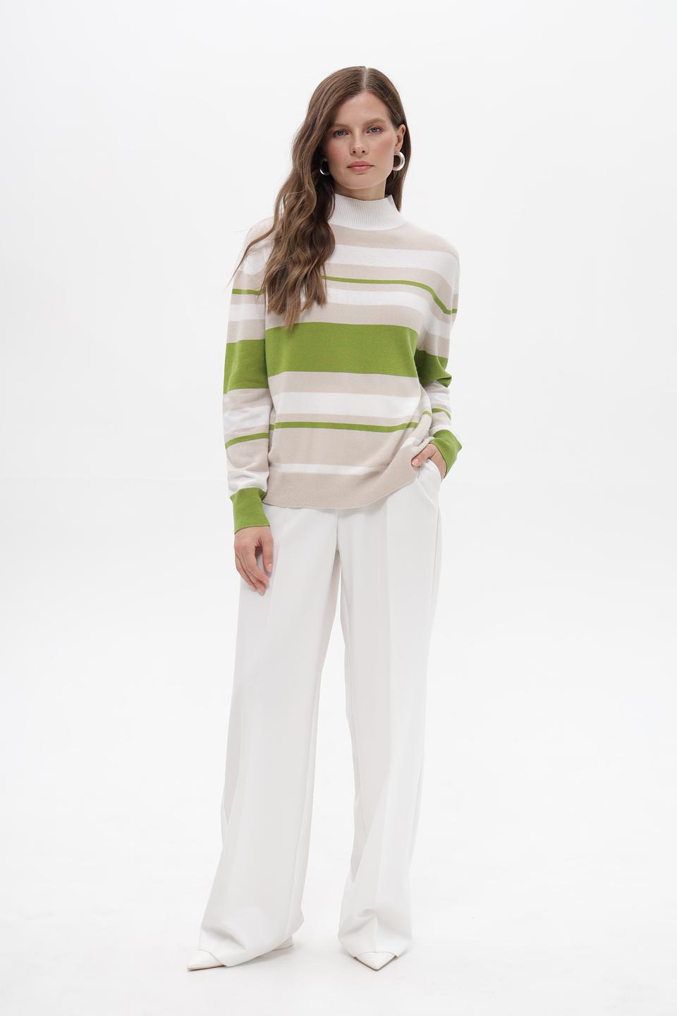 Пуловер Pezzo в полоску