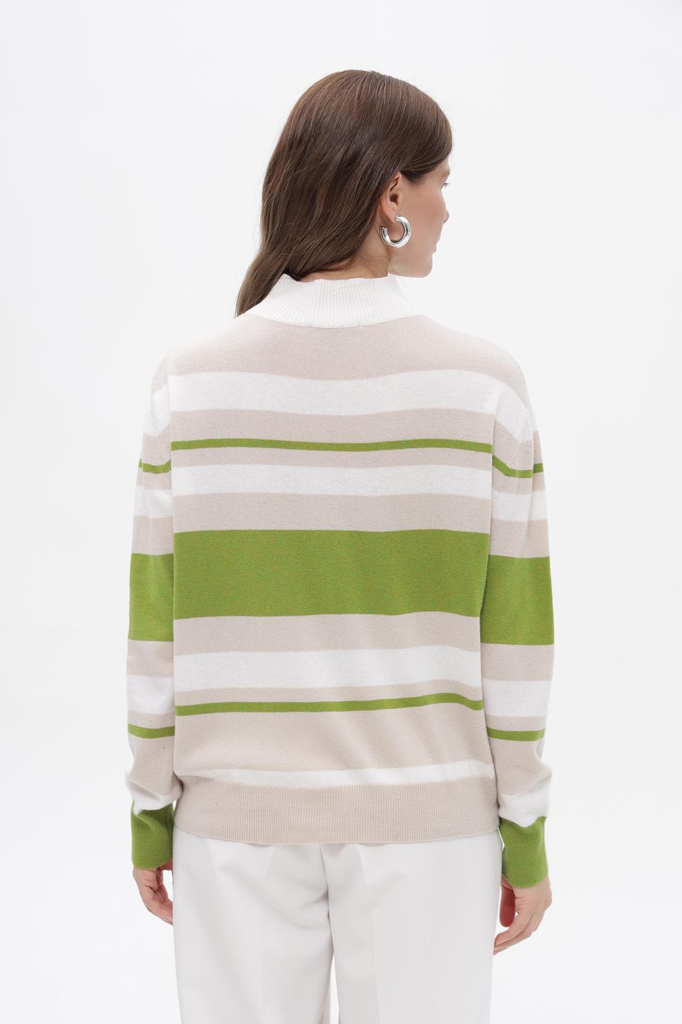 Пуловер Pezzo в полоску