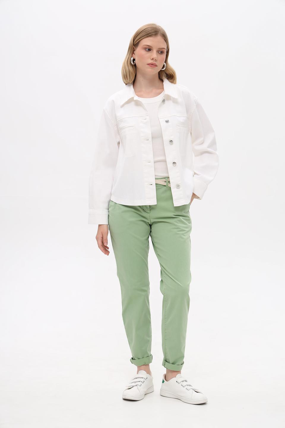 Брюки Tom Tailor зеленые