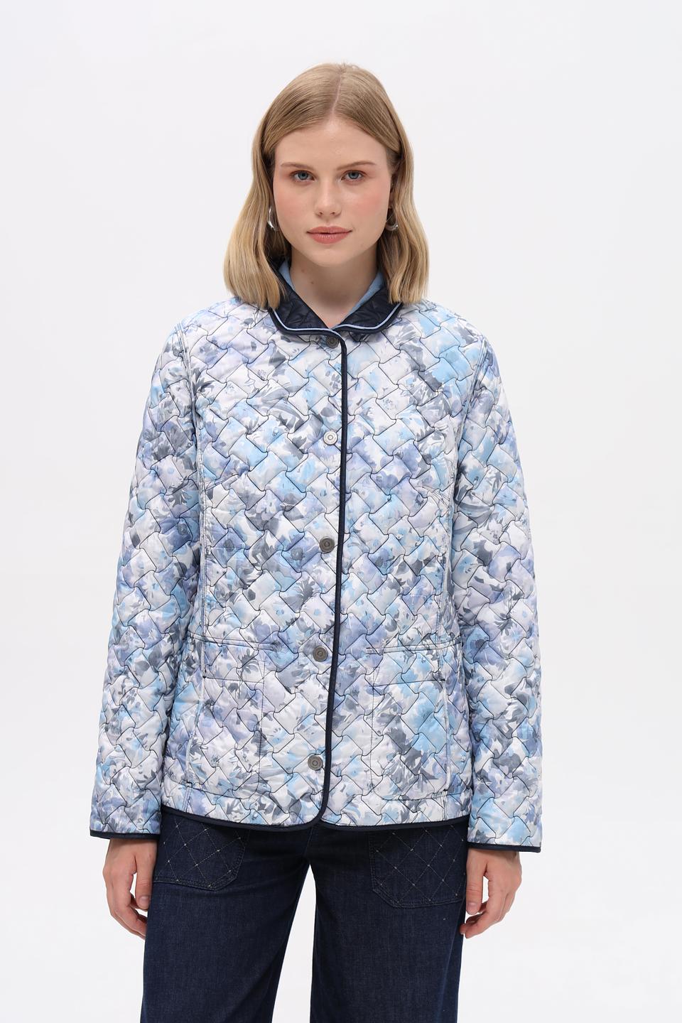 Куртка Lebek стеганая синяя