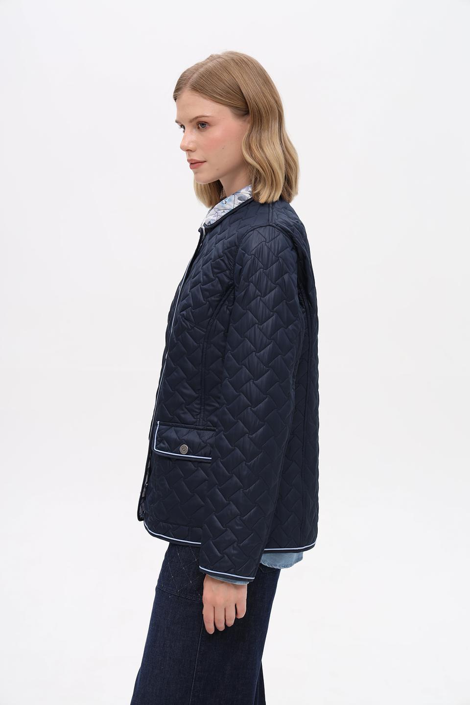 Куртка Lebek стеганая синяя