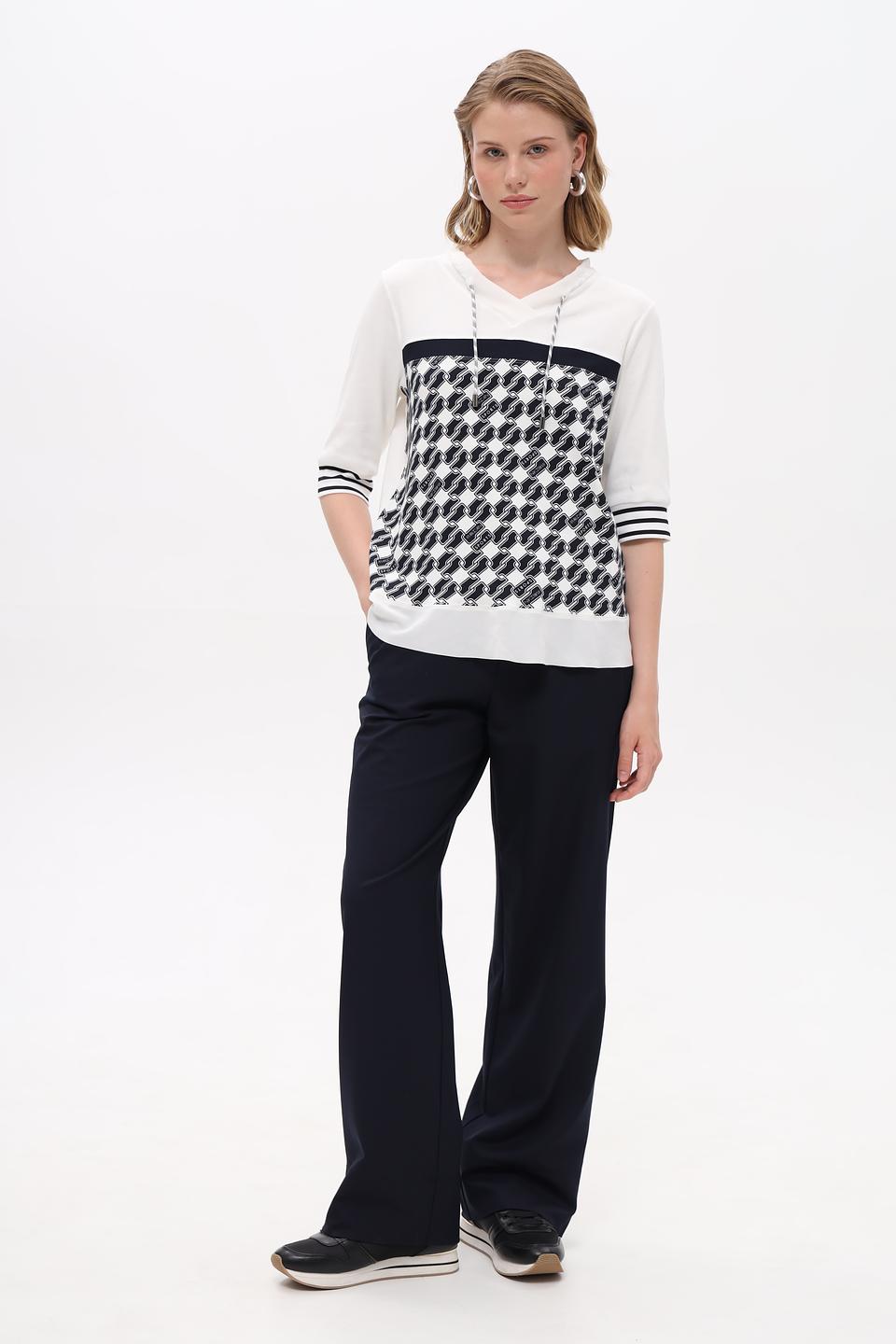 Блузка Marc Cain Sports с принтом