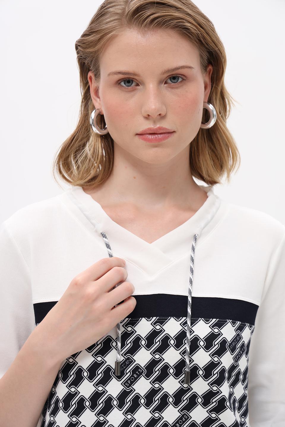 Блузка Marc Cain Sports с принтом