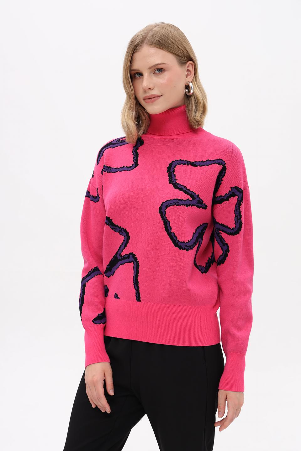 Пуловер Pezzo с абстрактным рисунком