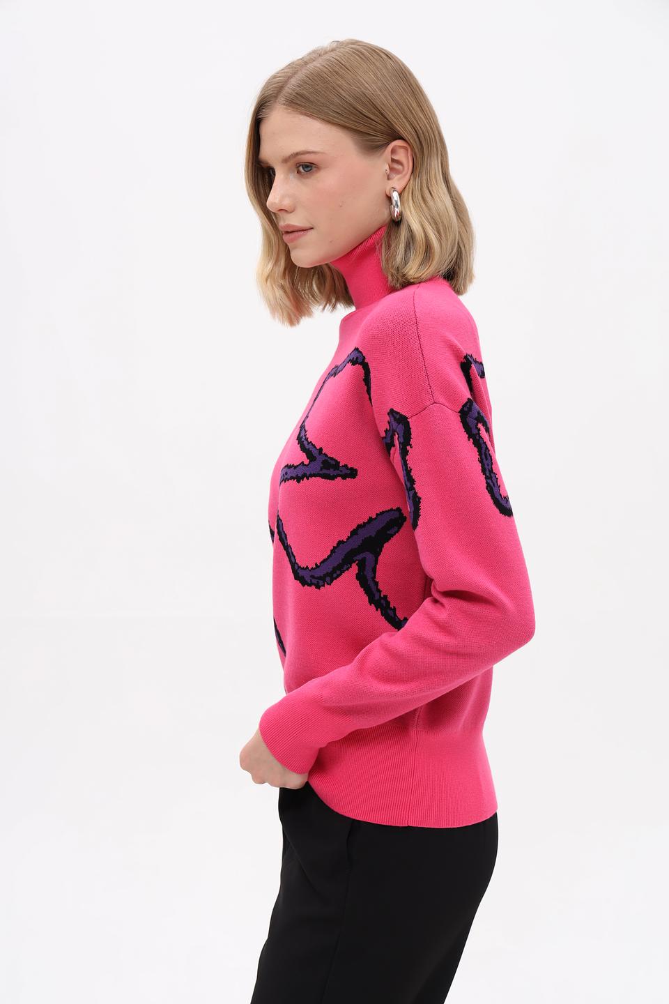 Пуловер Pezzo с абстрактным рисунком