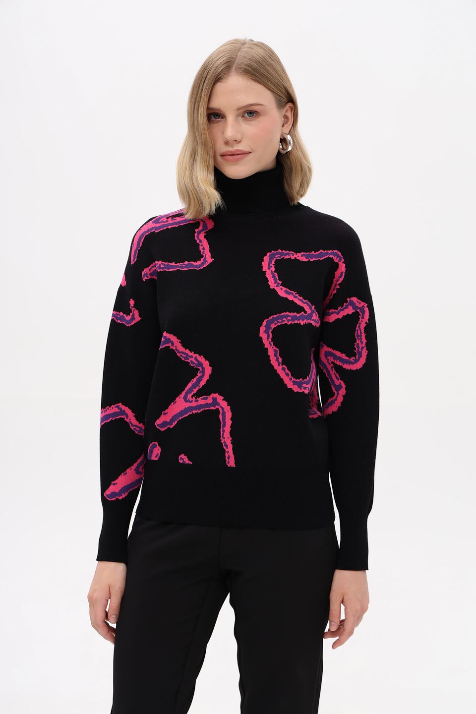 Пуловер Pezzo с абстрактным рисунком