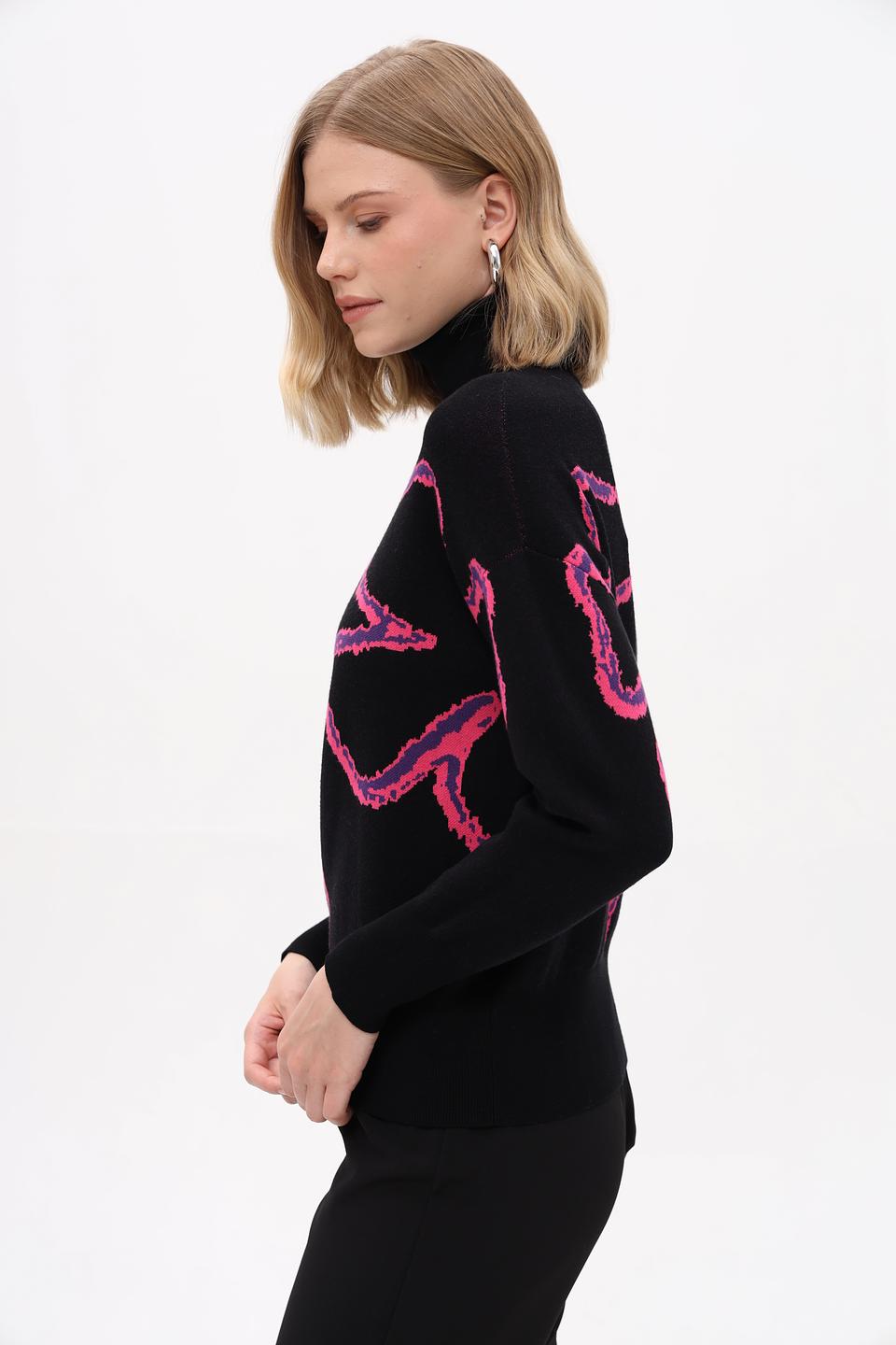 Пуловер Pezzo с абстрактным рисунком