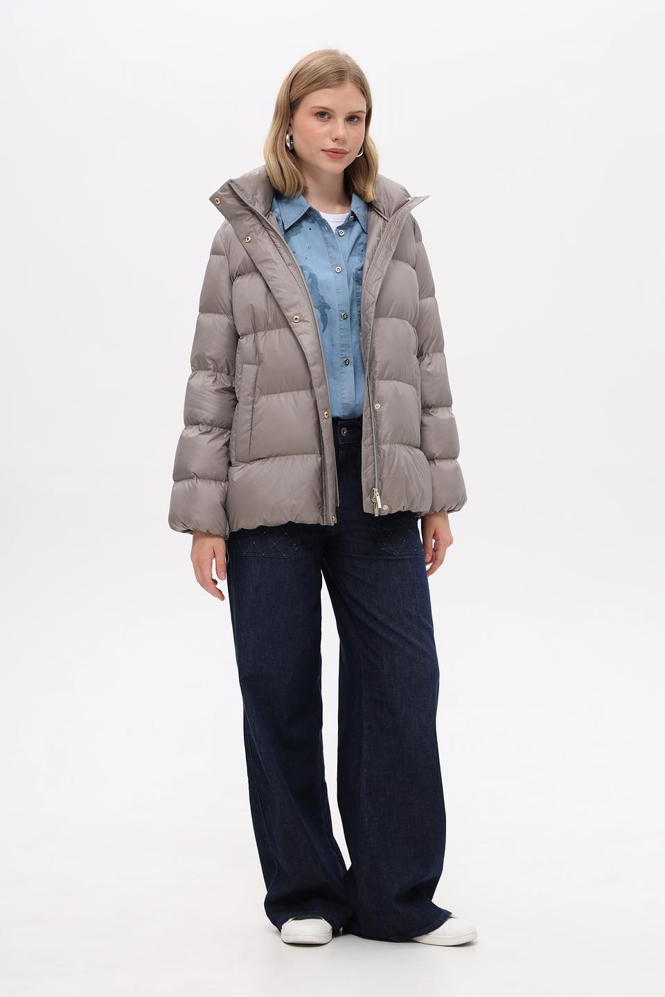 Куртка Pezzo пуховая серая