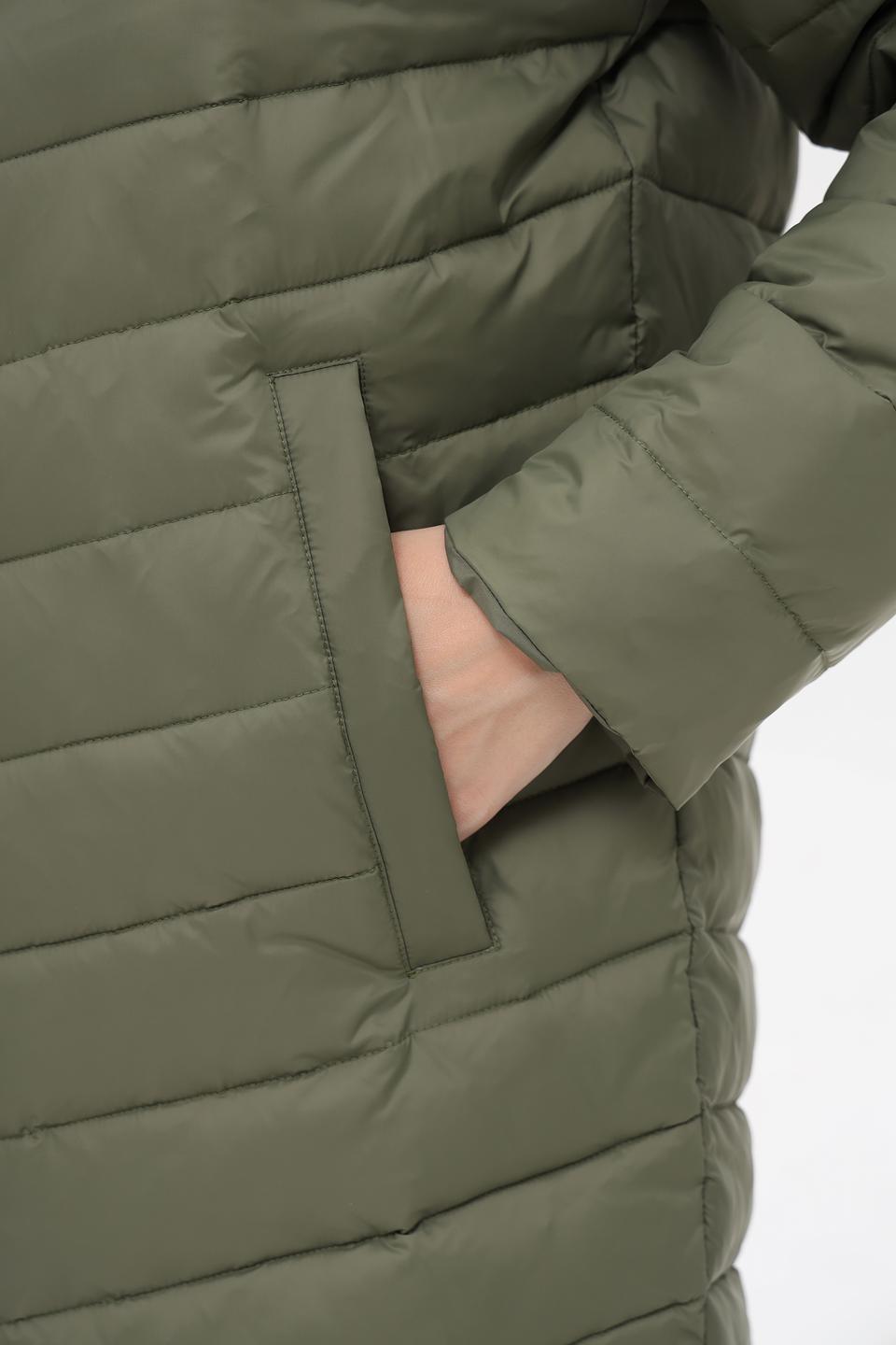 Куртка Pezzo хаки с мехом