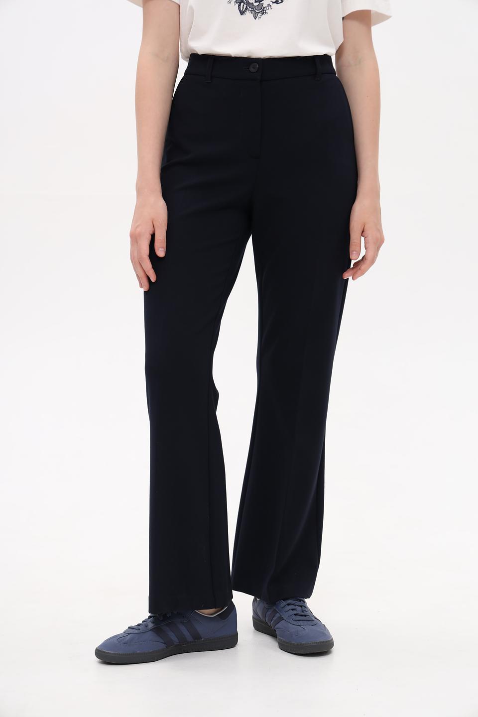 Брюки Frank Walder клёш тёмно-синие