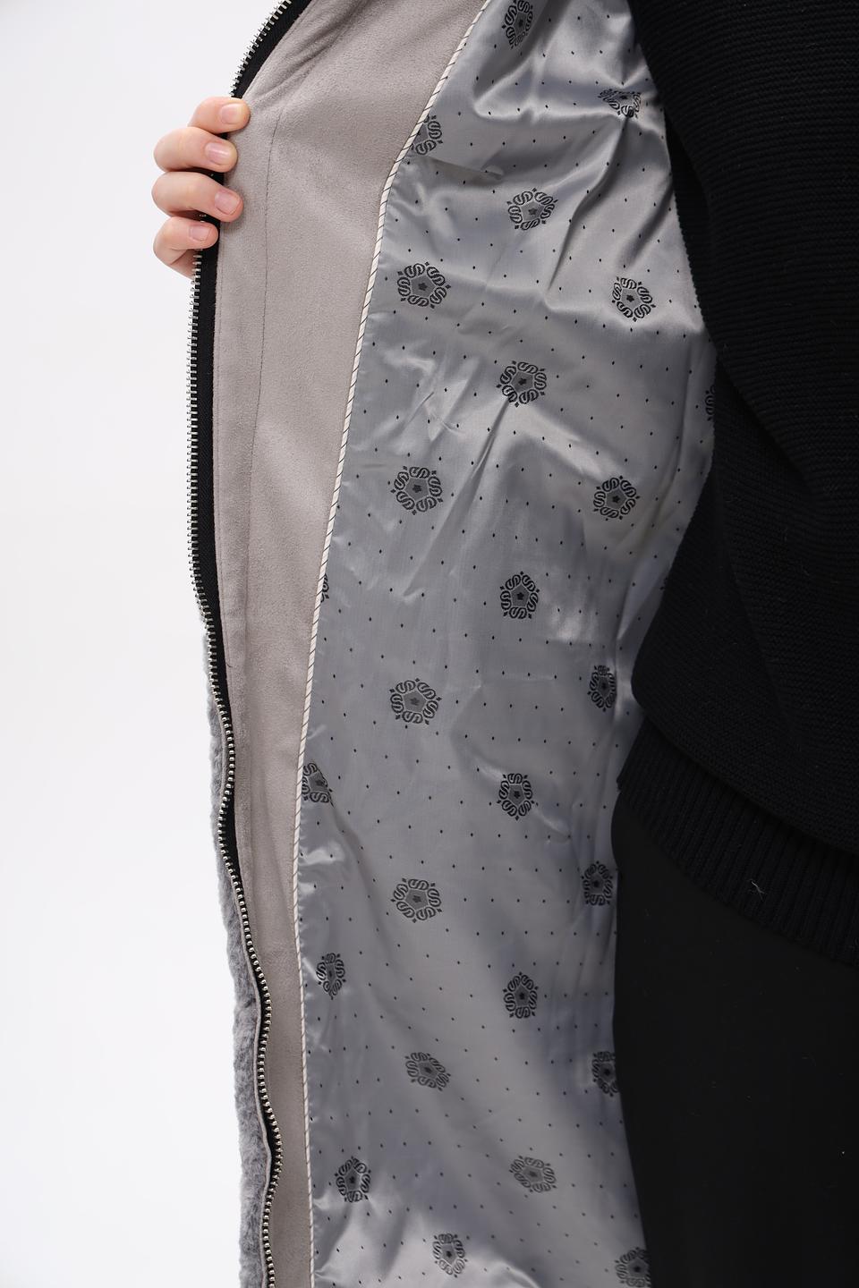 Шуба Electra style серая