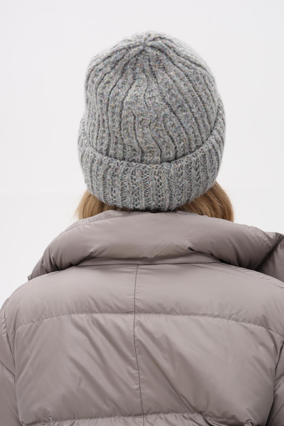 Шапка Marhatter вязаная серая