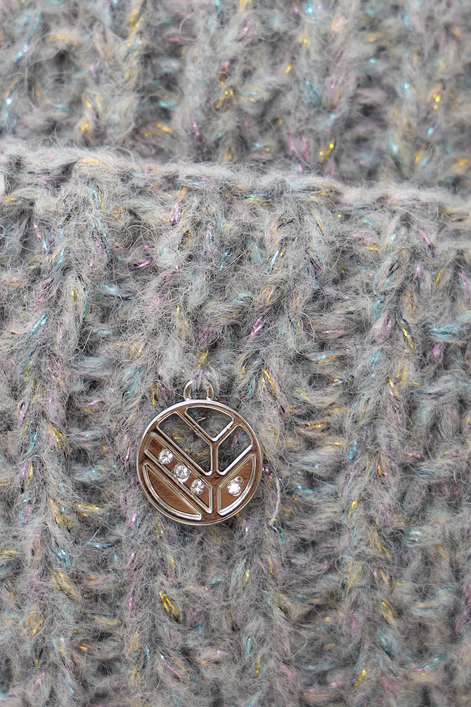 Шапка Marhatter вязаная серая