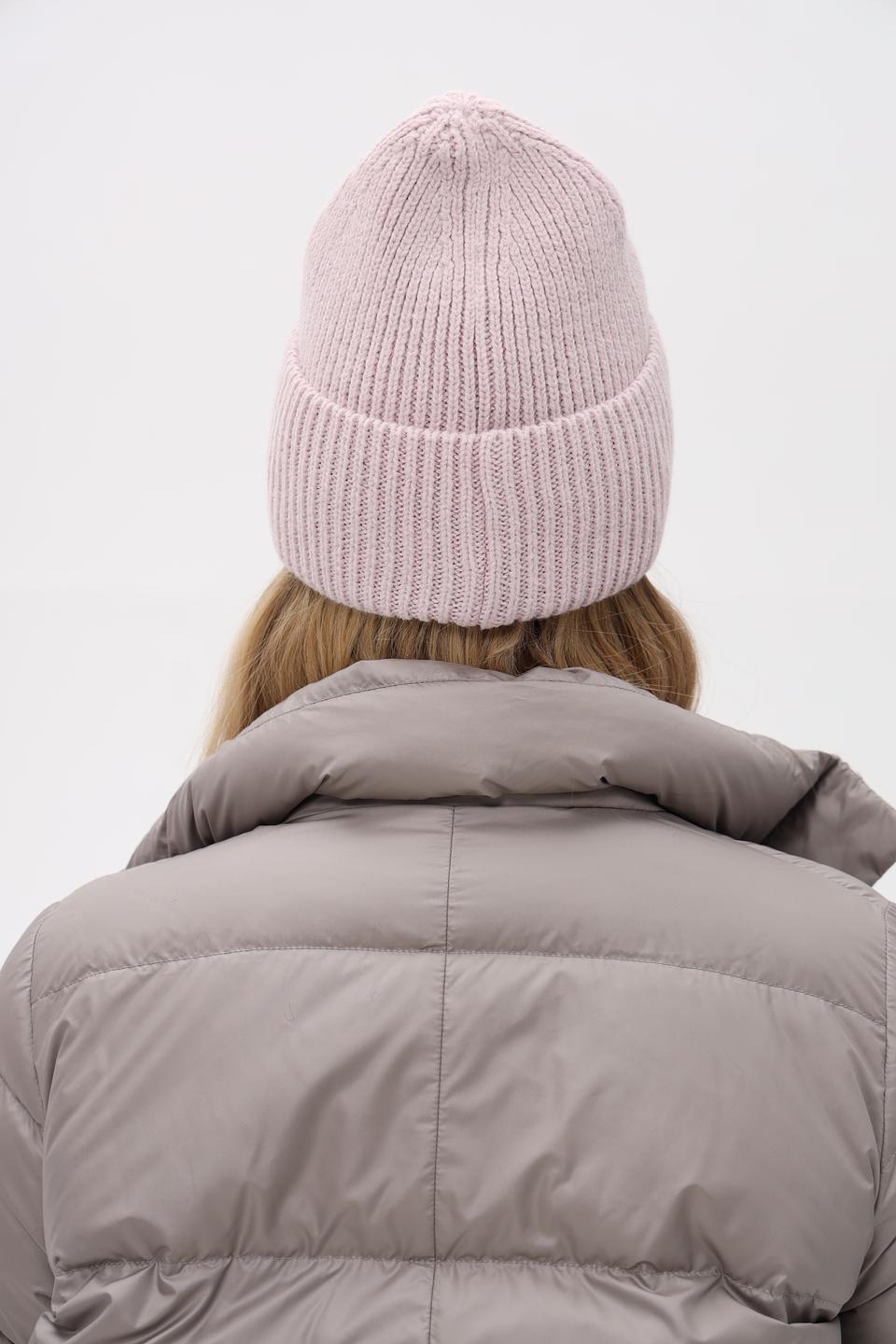 Шапка вязаная Marhatter розовая