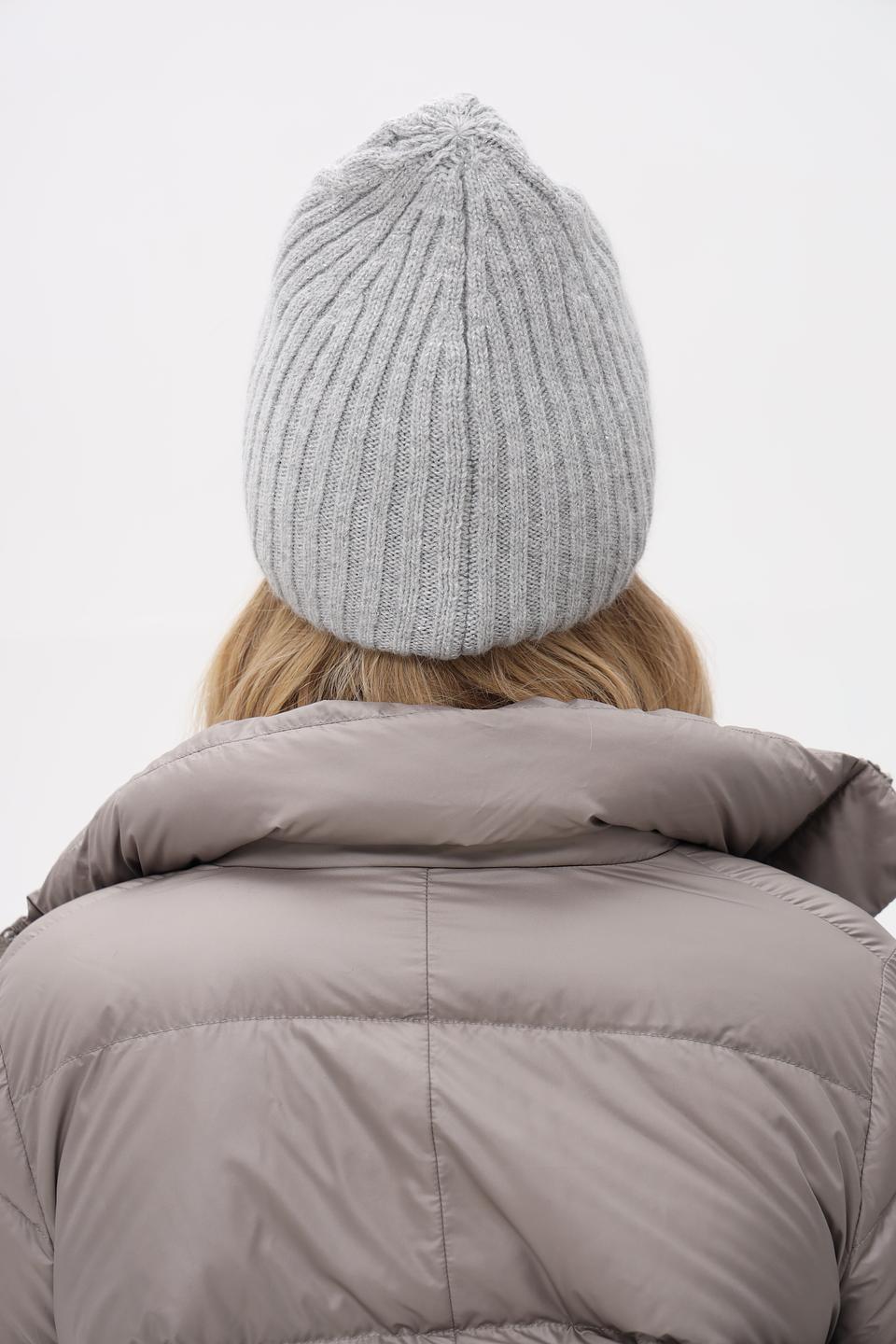 Шапка Marhatter вязаная серая