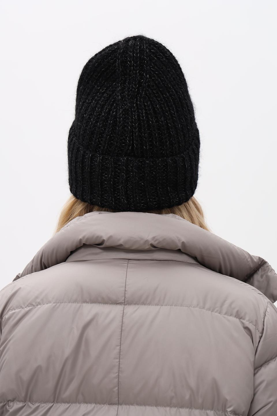 Шапка Marhatter чёрная вязаная