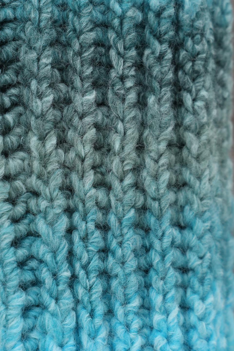 Шарф Marhatter вязаный в клетку