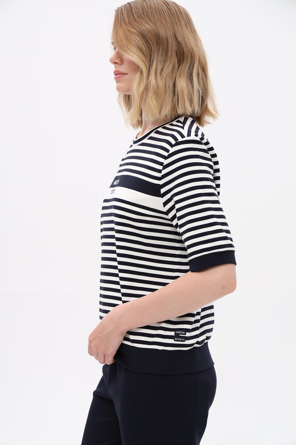 Пуловер Marc Cain Sports в полоску