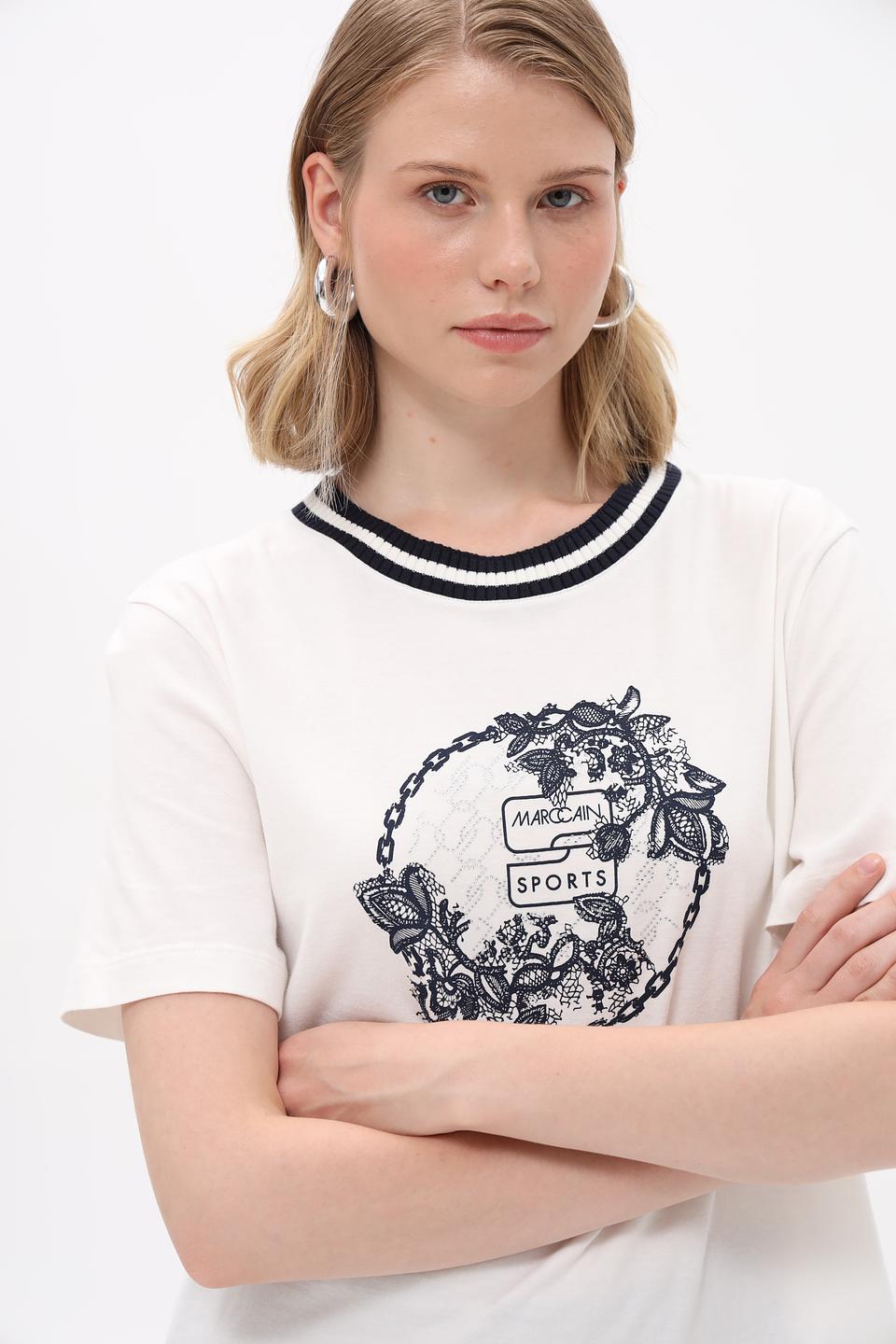 Футболка Marc Cain Sports с принтом