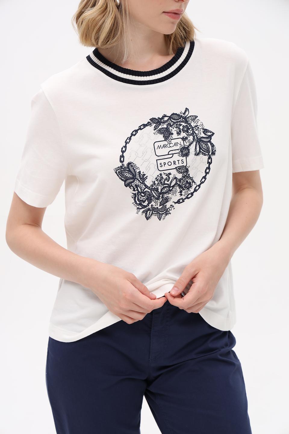 Футболка Marc Cain Sports с принтом