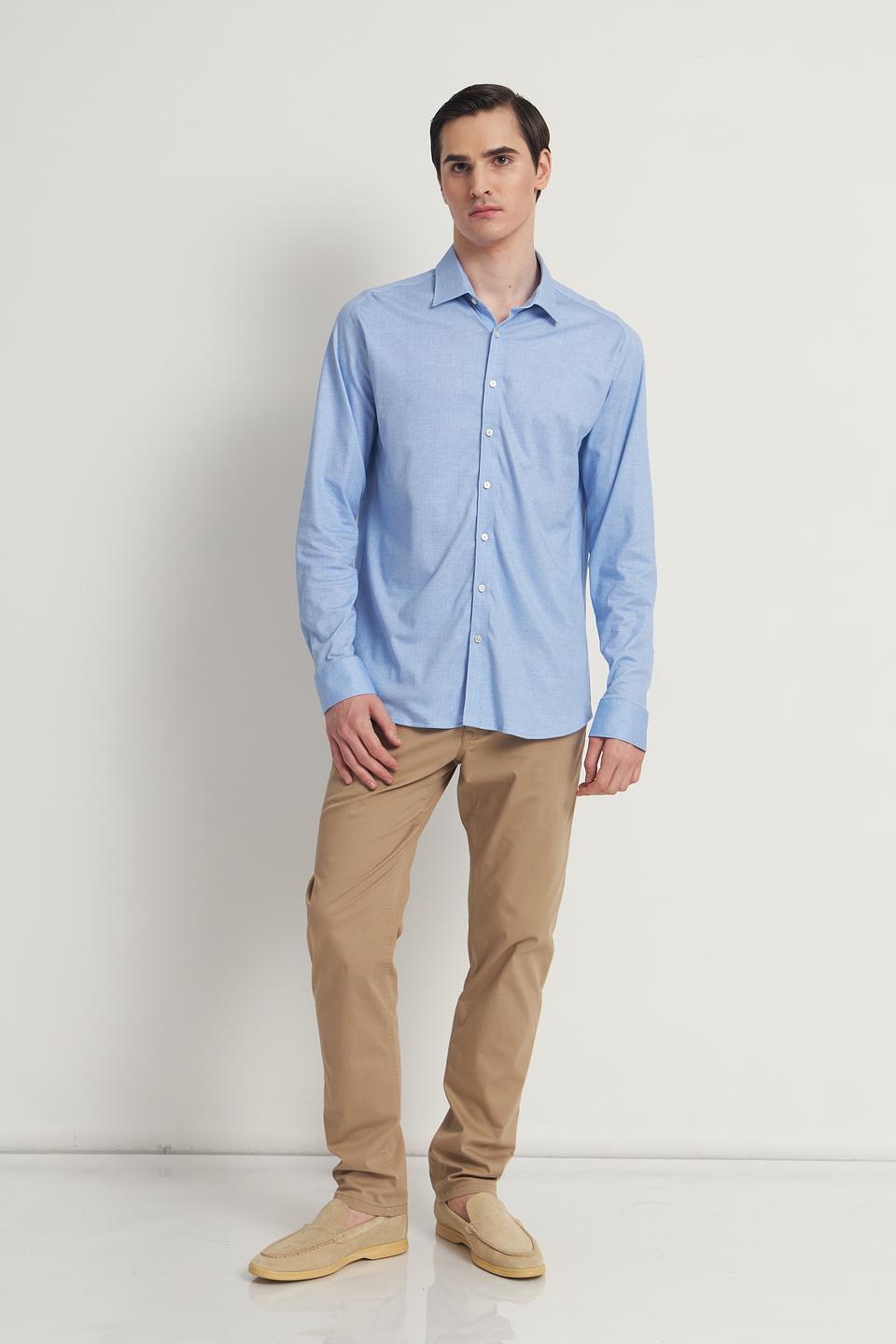 Рубашка Desoto мужская голубая