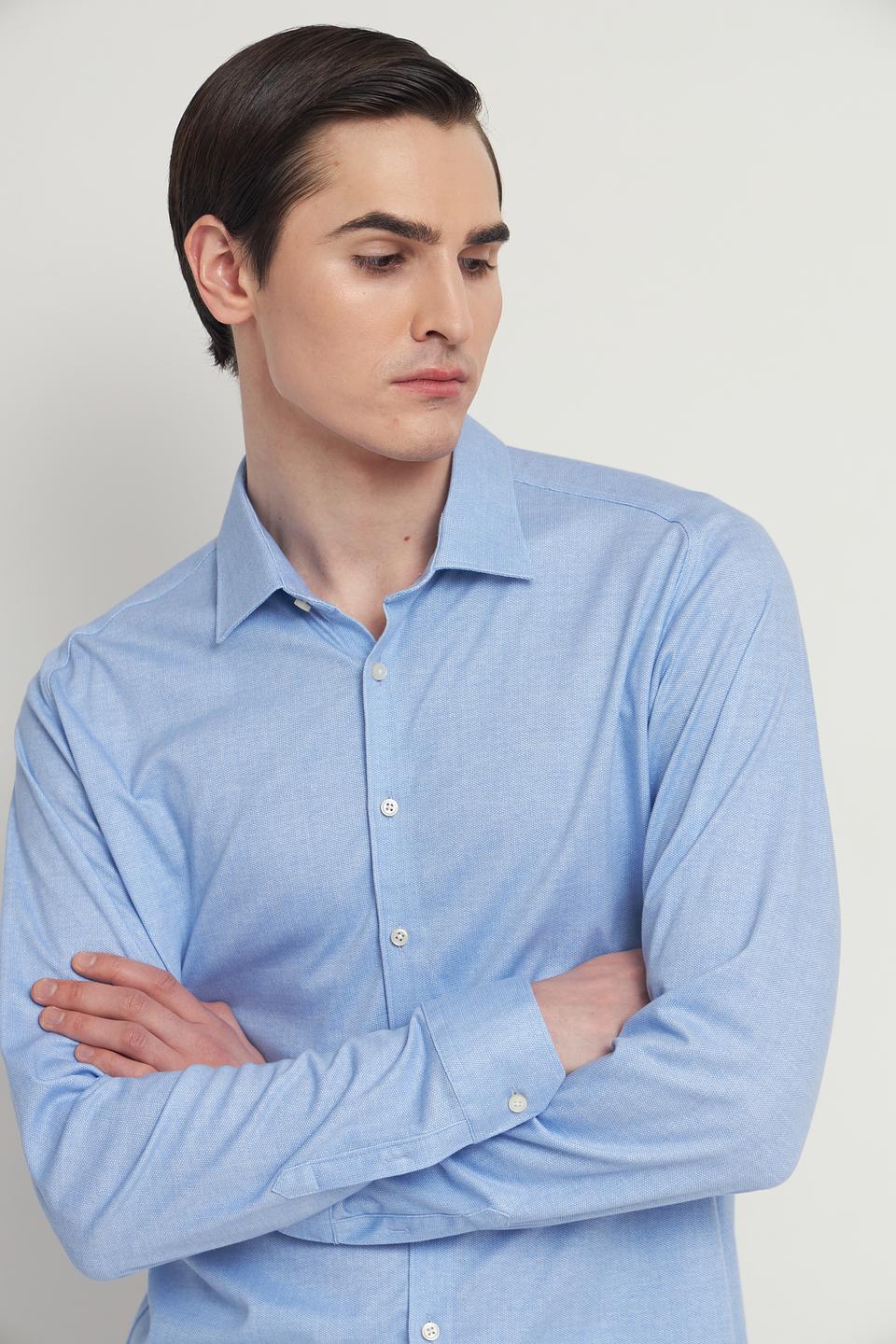 Рубашка Desoto мужская голубая