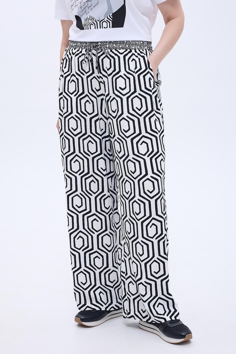 Брюки Gerry Weber с геометрическим принтом