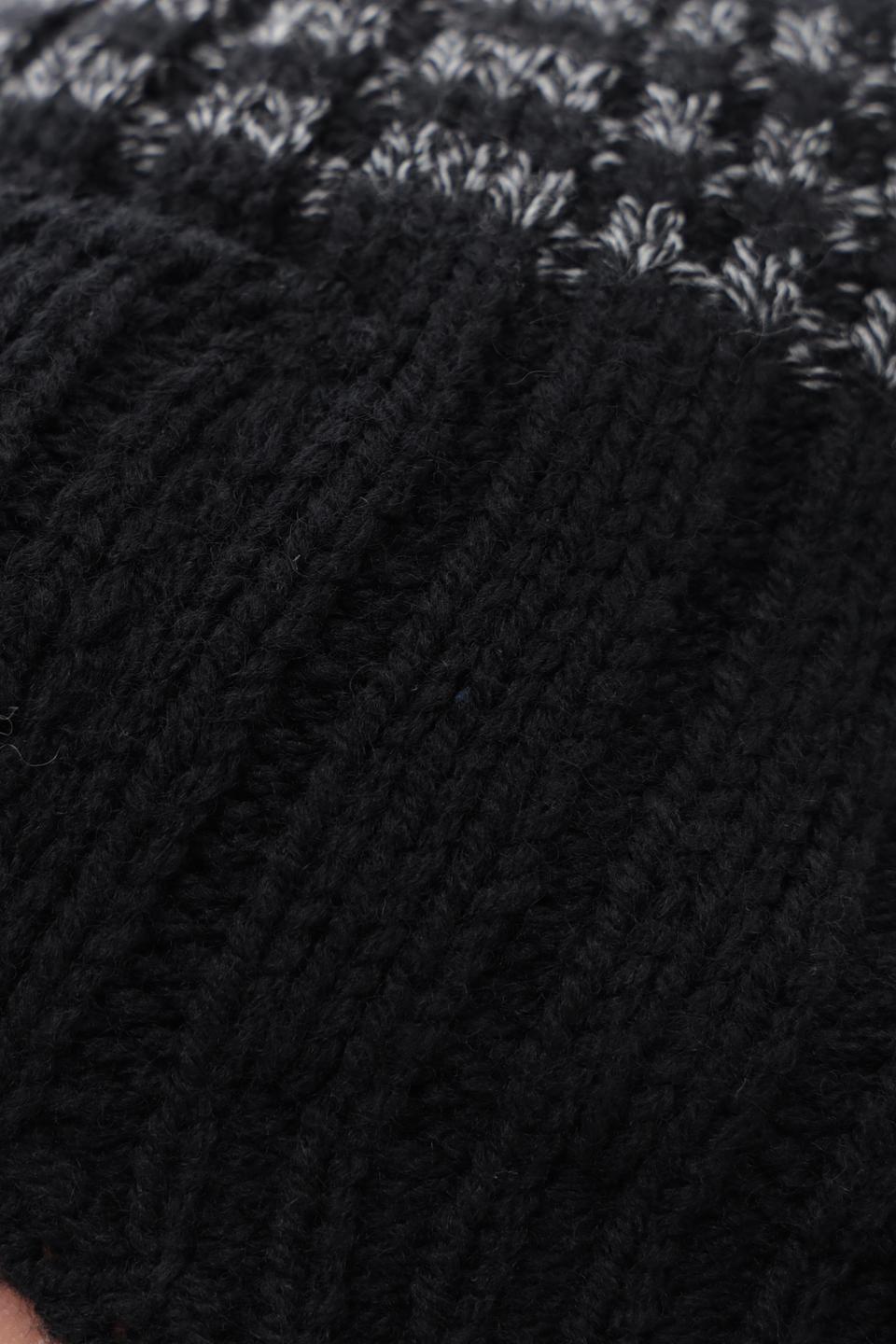 Шапка Marhatter мужская чёрная