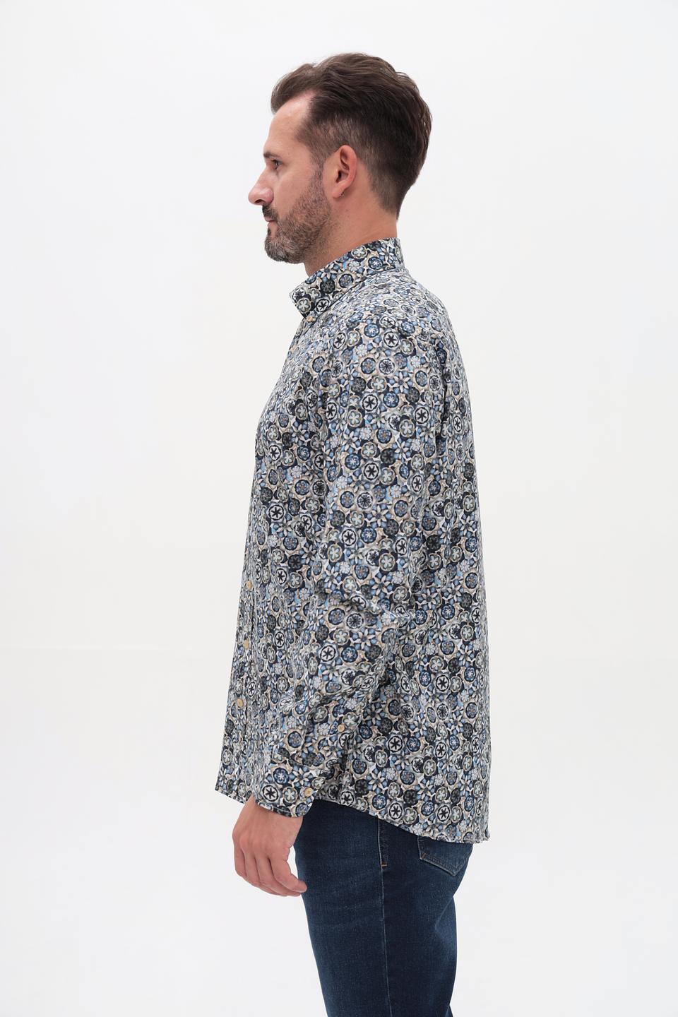 Рубашка Casa Moda с принтом