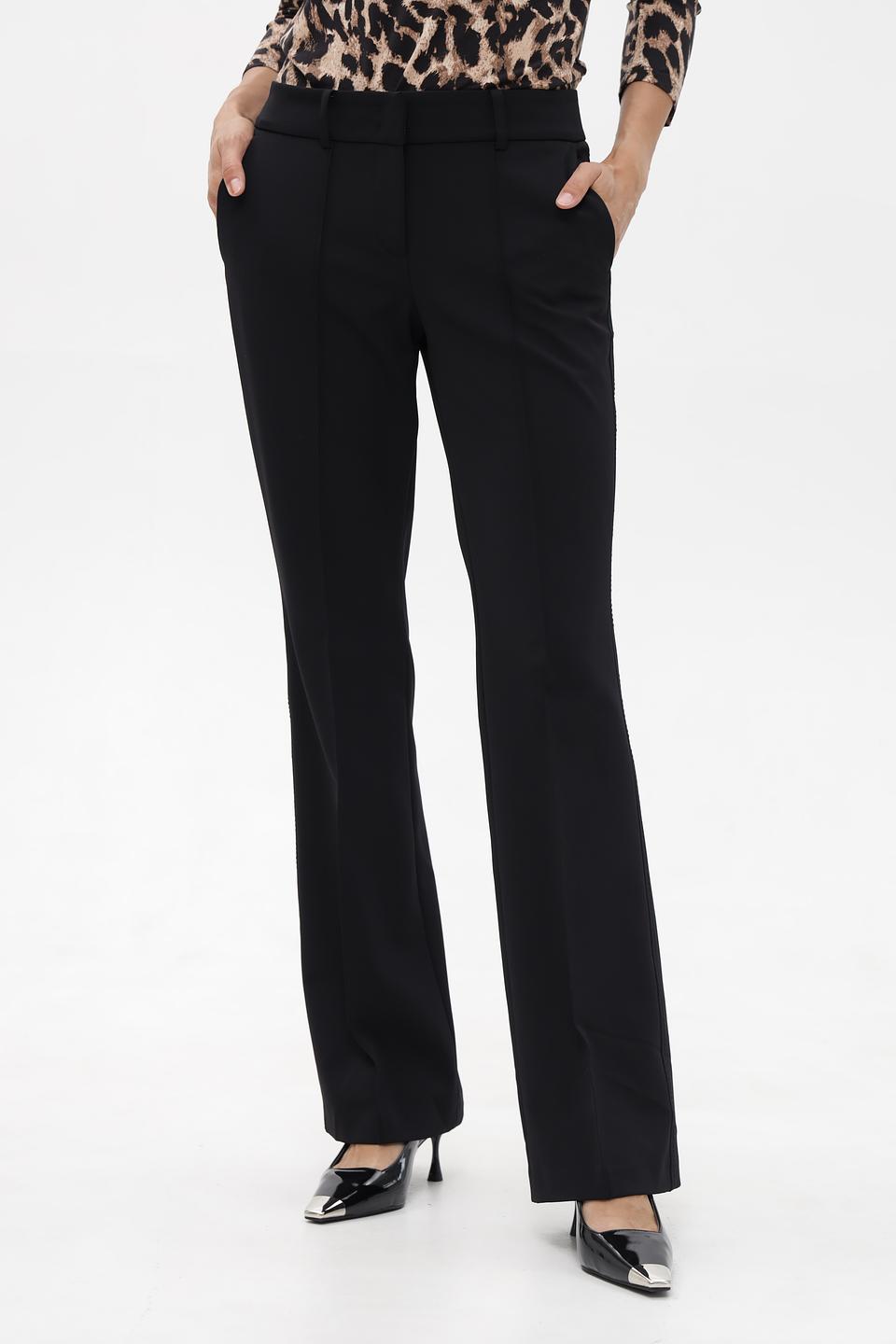 Брюки Cambio клёш чёрные