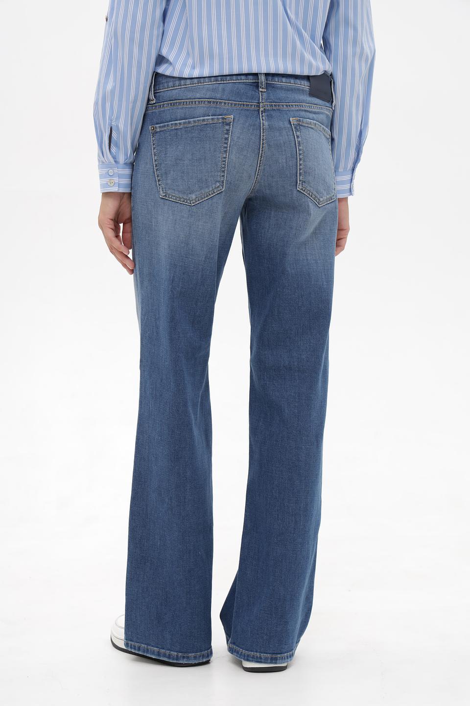 Джинсы клеш Cambio голубые