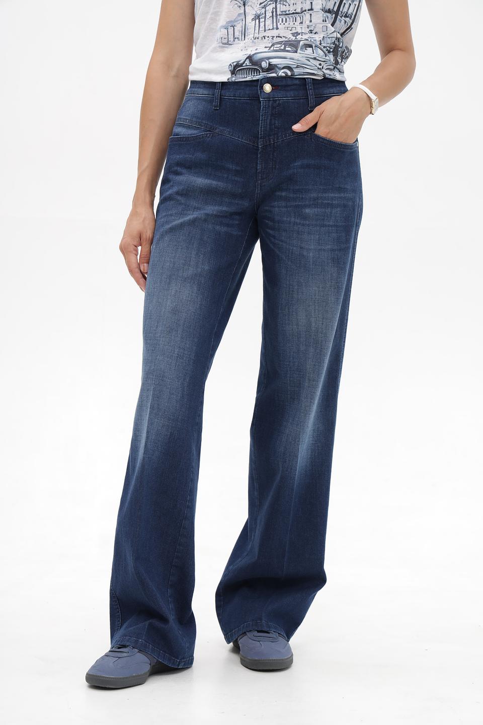 Джинсы клеш Cambio синие