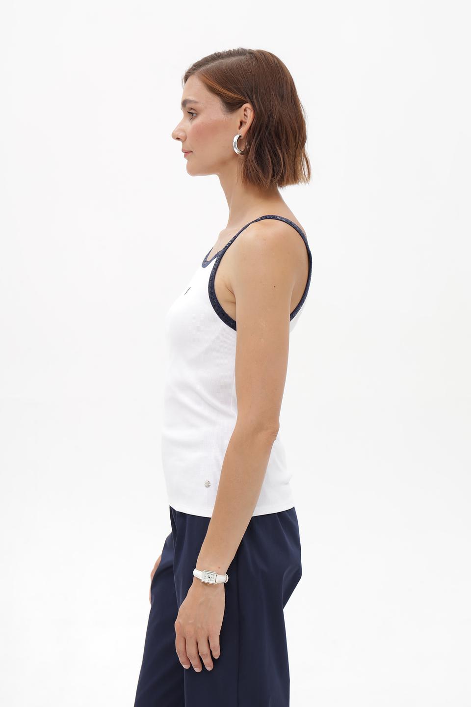 Топ Monari на бретелях белый