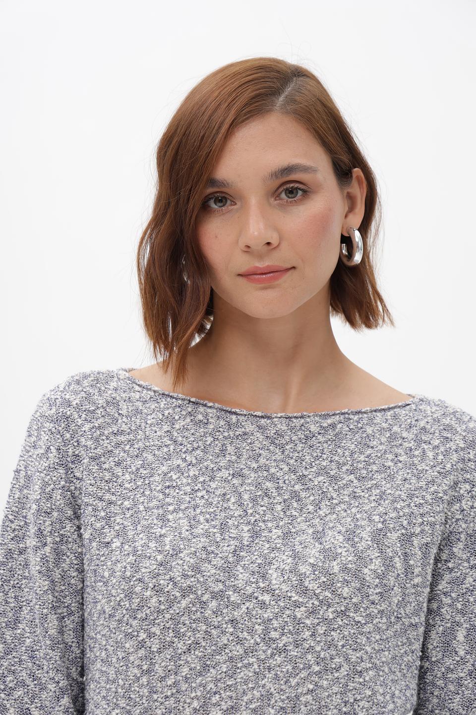 Пуловер Betty and Co с меланжем