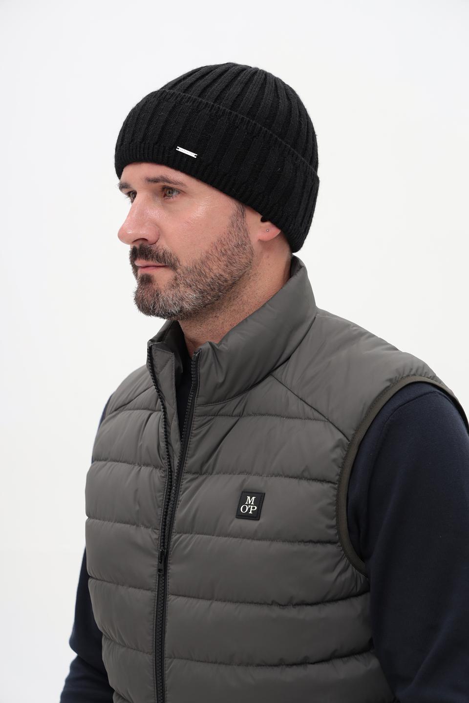 Шапка Marhatter мужская чёрная