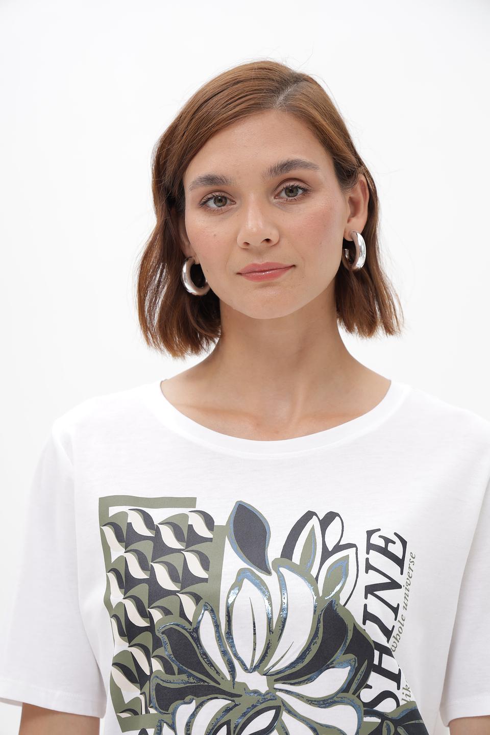 Футболка Betty Barclay с цветочным принтом