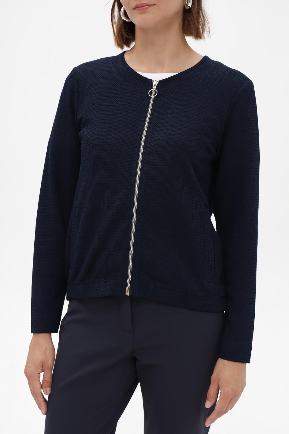 Жакет Betty Barclay темно-синий с молнией