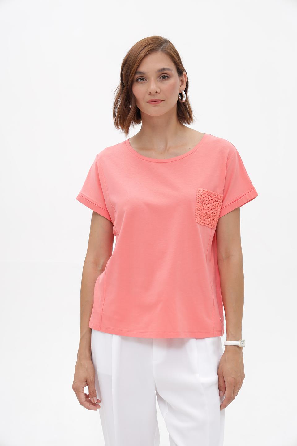 Футболка Monari с кружевом