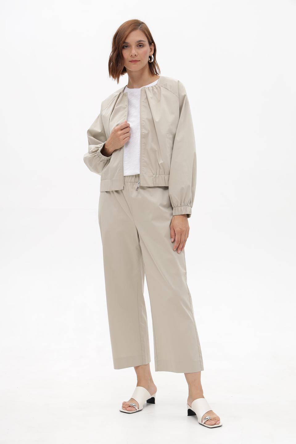 Жакет Monari бежевый с рукавами-фонариками