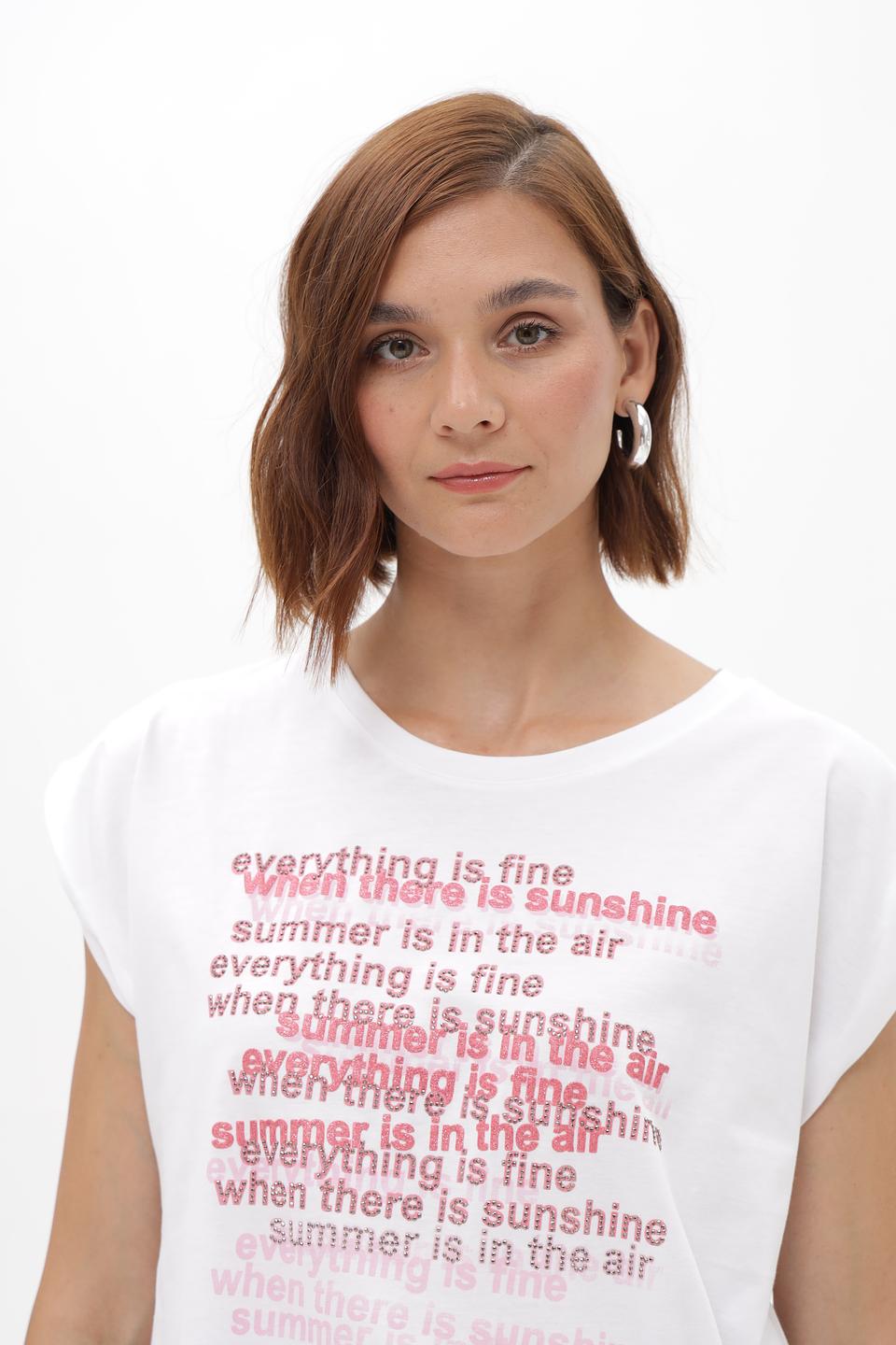 Футболка Monari с принтом