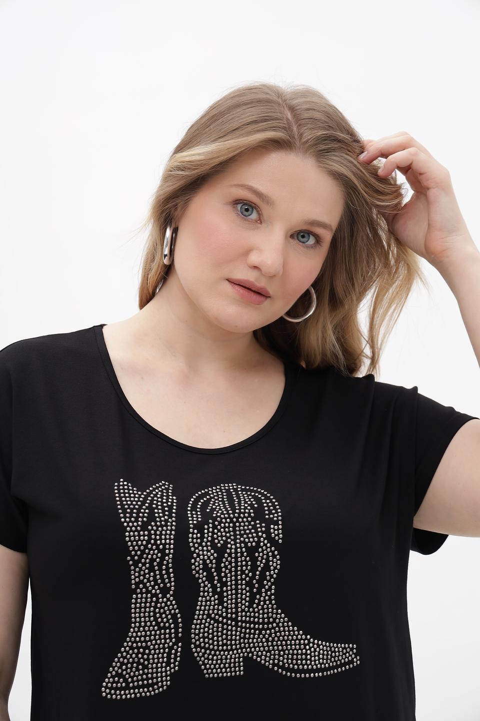 Футболка Doris Streich с ковбойскими сапогами