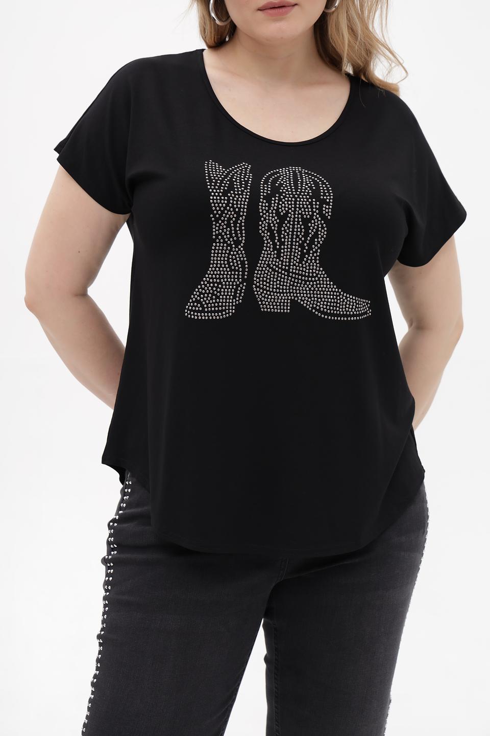 Футболка Doris Streich с ковбойскими сапогами