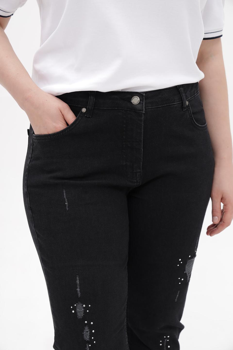 Джинсы Doris Streich с рваностями